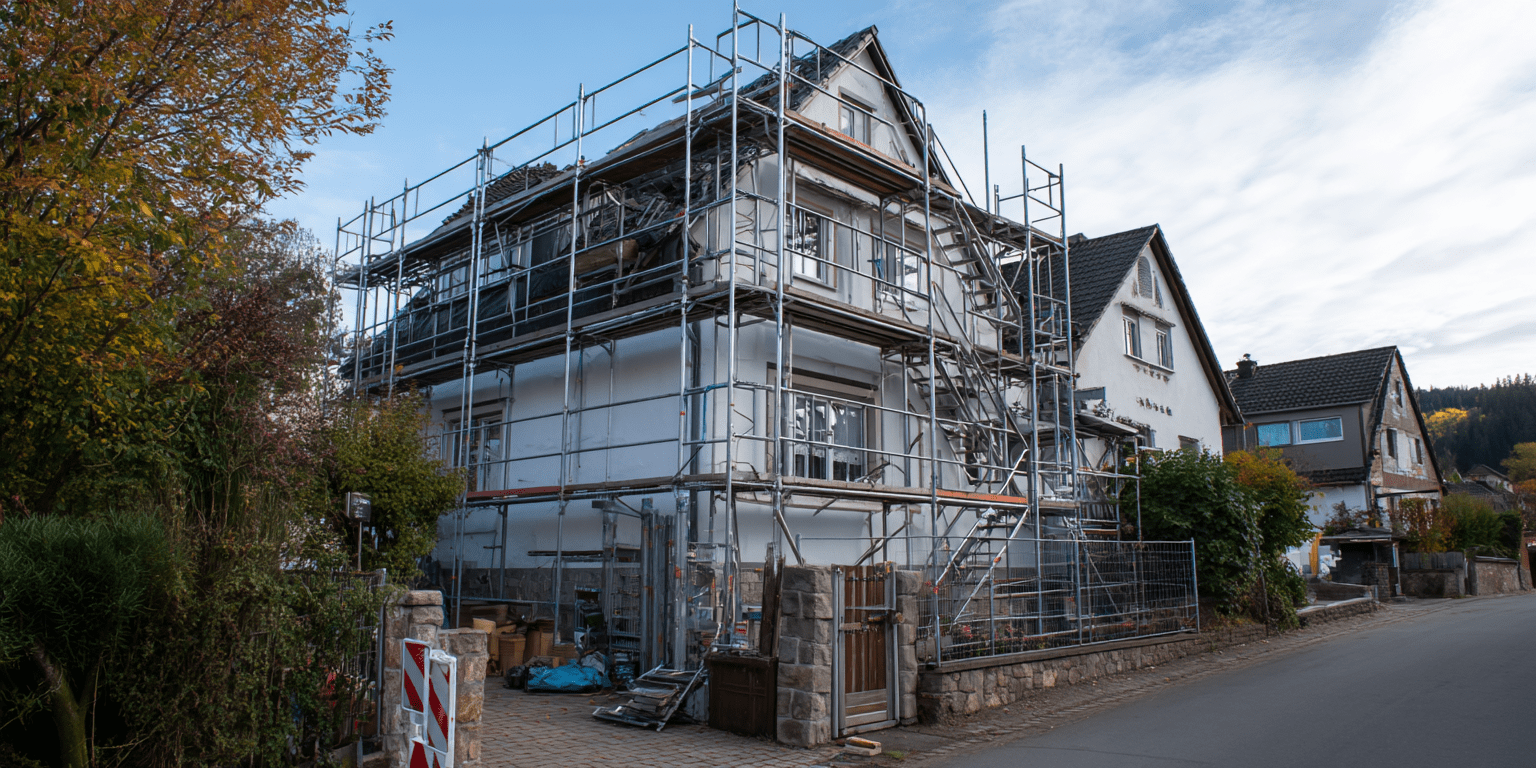 Baubegleitung bei der energetischen Sanierung eines Hauses